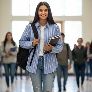 Lot of 4 A&F, Hollister dress shirts